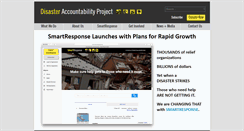 Desktop Screenshot of disasteraccountability.org